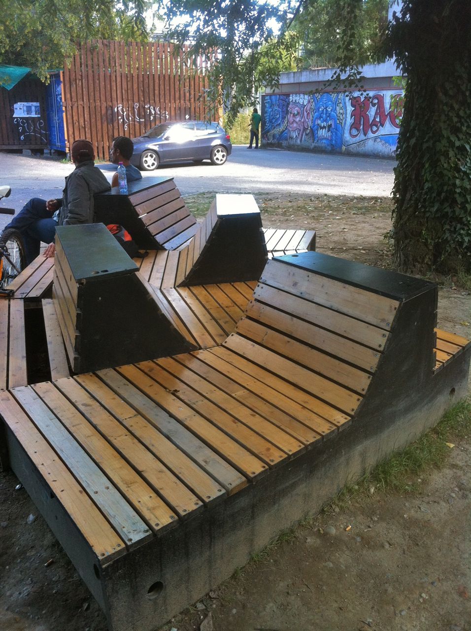 Biblioteca al aire libre en Ginebra