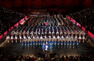 Espectáculo de desfile militar Ba