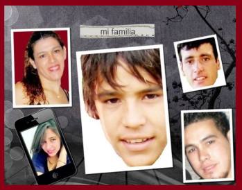 Foto de la familia paraguaya que desea despedir a su madre - Publicada con permiso de su hijo Wildo