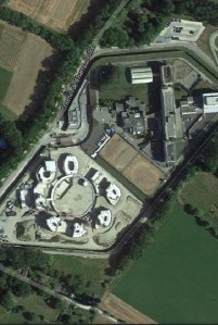 Prisión de Champ Dollon en Ginebra, Suiza - Foto de mapa de Google